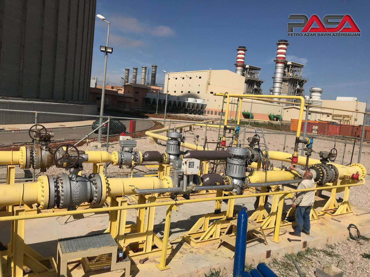  نیروگاه جندر سوریه - راه‌اندازی و آموزش ایستگاه تقلیل فشار گاز
