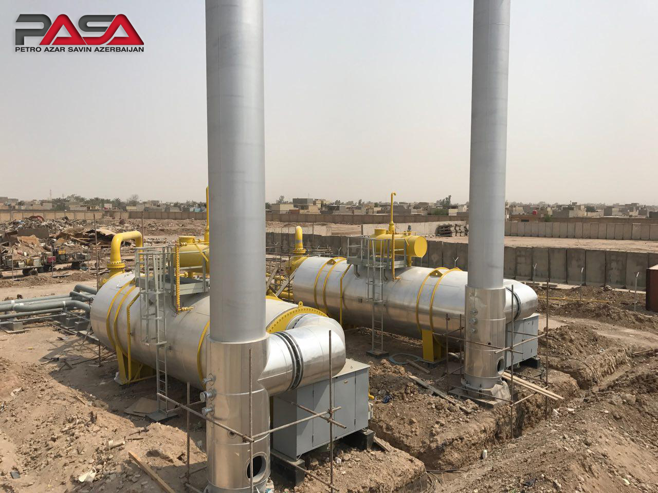  راه اندازی و بهره برداری از ایستگاه تقلیل فشار گاز (ICG) نیروگاه الصدر بغداد