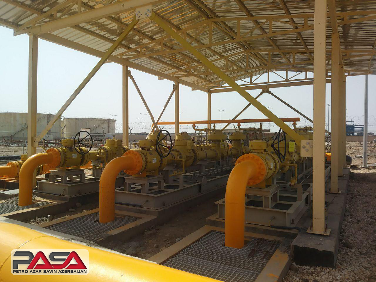  اورهال و سرویس قسمت تقلیل فشار (reducing) ایستگاه گاز نیروگاه الصدر بغداد
