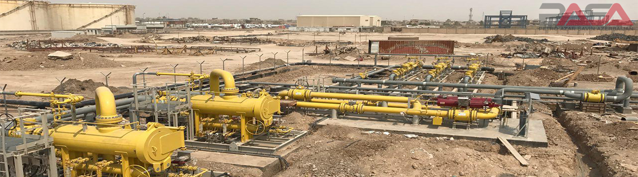 نیروگاه الصدر بغداد (I.C.G) - راه اندازی و بهره برداری از ایستگاه تقلیل فشار گاز 212.000m3/h